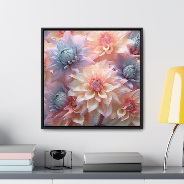 Pastel Fantasy Baroque Floral 01 - Gallery Canvas Wraps, Square Frame - Image 49