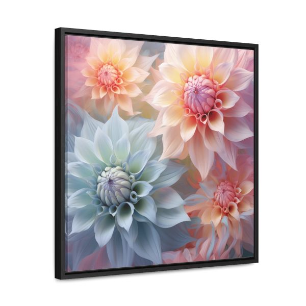 Pastel Fantasy Baroque Floral 02 - Gallery Canvas Wraps, Square Frame - Image 47