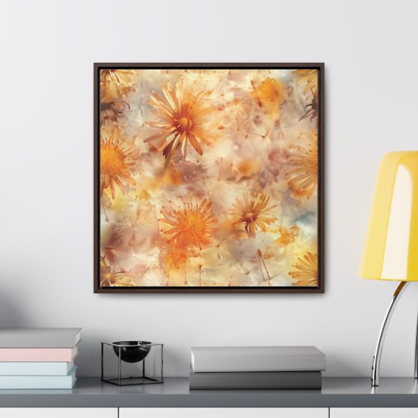 Dandelion Amber Inclusion Print - Gallery Canvas Wraps, Square Frame - Image 54