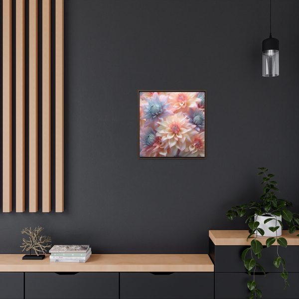 Pastel Fantasy Baroque Floral 01 - Gallery Canvas Wraps, Square Frame - Image 55