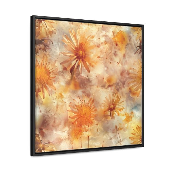 Dandelion Amber Inclusion Print - Gallery Canvas Wraps, Square Frame - Image 57