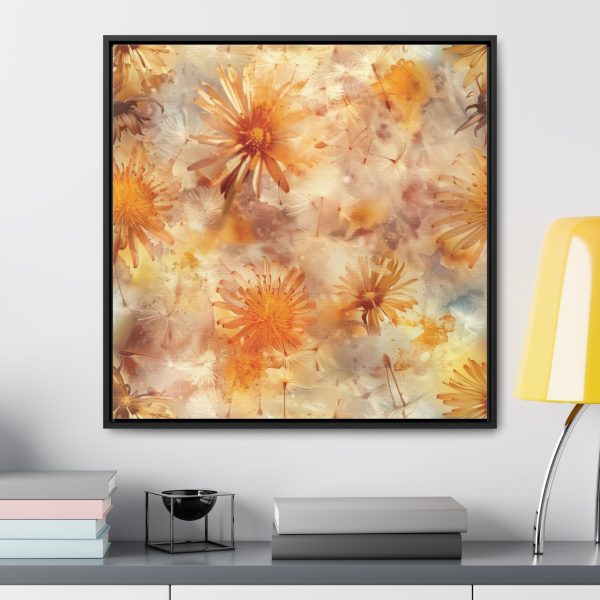 Dandelion Amber Inclusion Print - Gallery Canvas Wraps, Square Frame - Image 59