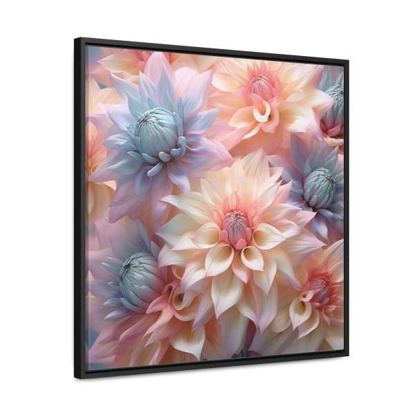 Pastel Fantasy Baroque Floral 01 - Gallery Canvas Wraps, Square Frame - Image 57