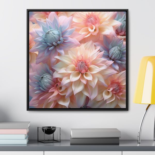 Pastel Fantasy Baroque Floral 01 - Gallery Canvas Wraps, Square Frame - Image 59