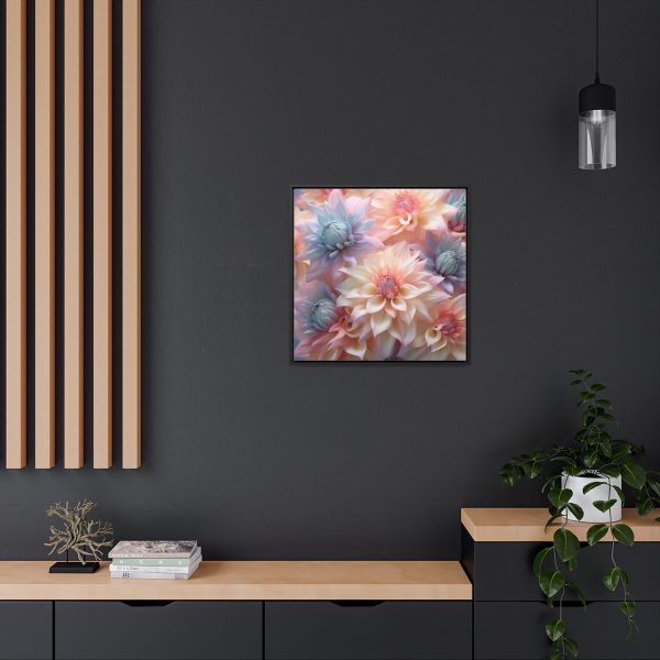 Pastel Fantasy Baroque Floral 01 - Gallery Canvas Wraps, Square Frame - Image 60