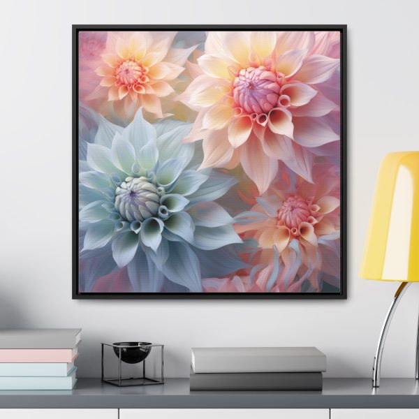 Pastel Fantasy Baroque Floral 02 - Gallery Canvas Wraps, Square Frame - Image 59