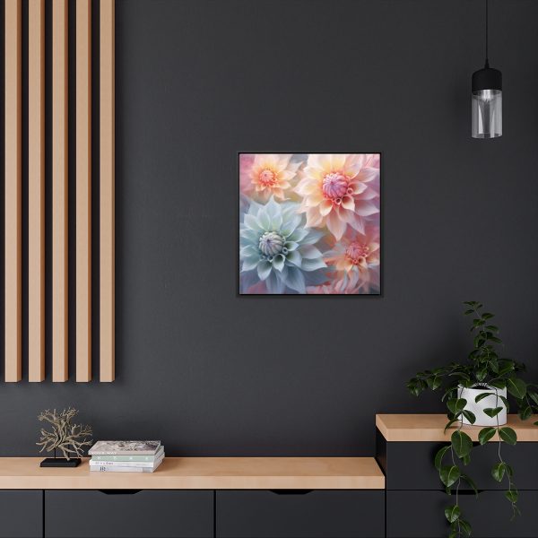 Pastel Fantasy Baroque Floral 02 - Gallery Canvas Wraps, Square Frame - Image 60