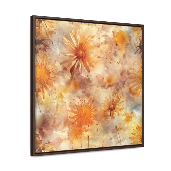 Dandelion Amber Inclusion Print - Gallery Canvas Wraps, Square Frame - Image 62