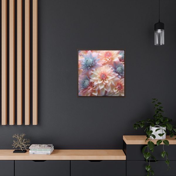 Pastel Fantasy Baroque Floral 01 - Gallery Canvas Wraps, Square Frame - Image 64