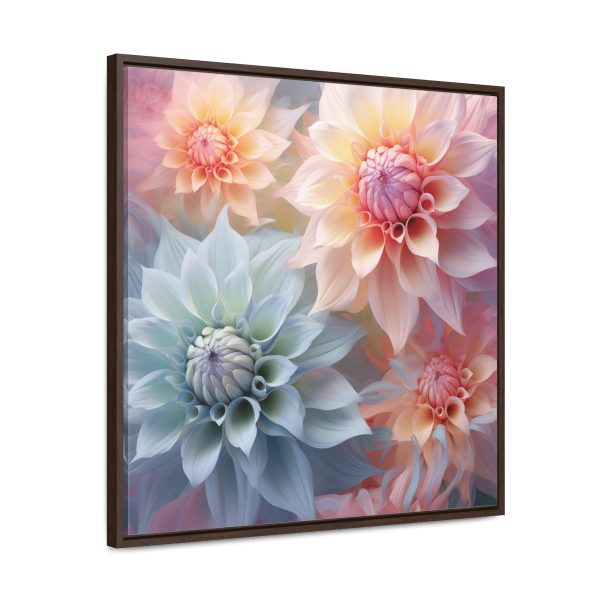 Pastel Fantasy Baroque Floral 02 - Gallery Canvas Wraps, Square Frame - Image 62