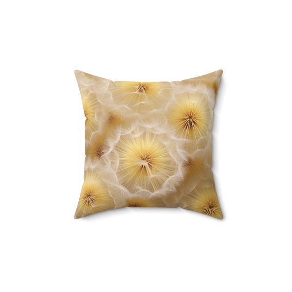 Dandelion Down Motif - Spun Polyester Square Pillow - Image 4