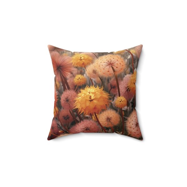 Autumn Dandelion Dream - Spun Polyester Square Pillow - Image 4