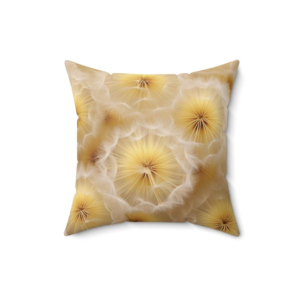 Dandelion Down Motif - Spun Polyester Square Pillow - Image 7