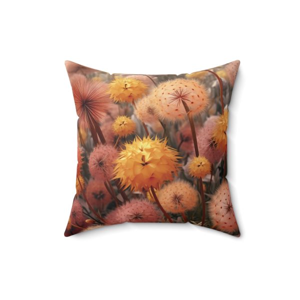 Autumn Dandelion Dream - Spun Polyester Square Pillow - Image 7