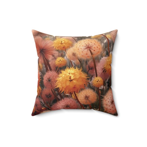 Autumn Dandelion Dream - Spun Polyester Square Pillow - Image 8