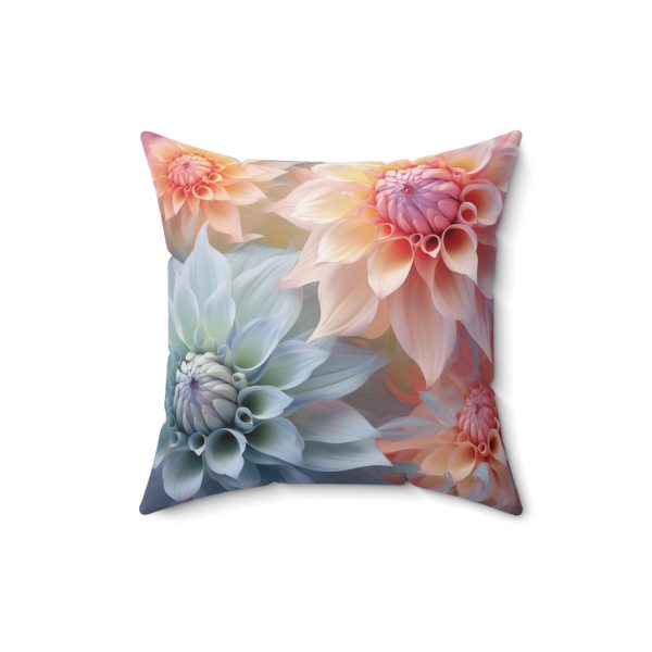 Pastel Fantasy Baroque Floral 02 - Spun Polyester Square Pillow - Image 7