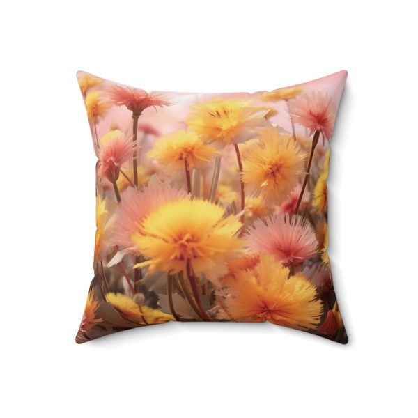 Fuzzy Dandelion Fantasy - Spun Polyester Square Pillow - Image 10