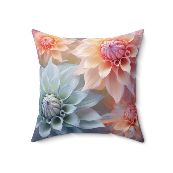 Pastel Fantasy Baroque Floral 02 - Spun Polyester Square Pillow - Image 10