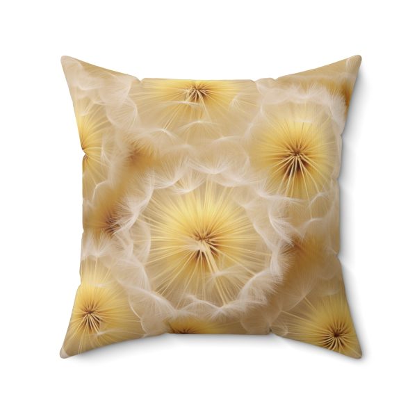 Dandelion Down Motif - Spun Polyester Square Pillow