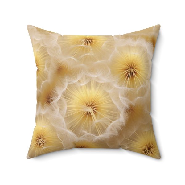 Dandelion Down Motif - Spun Polyester Square Pillow - Image 2