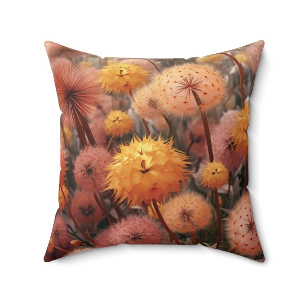 Autumn Dandelion Dream - Spun Polyester Square Pillow