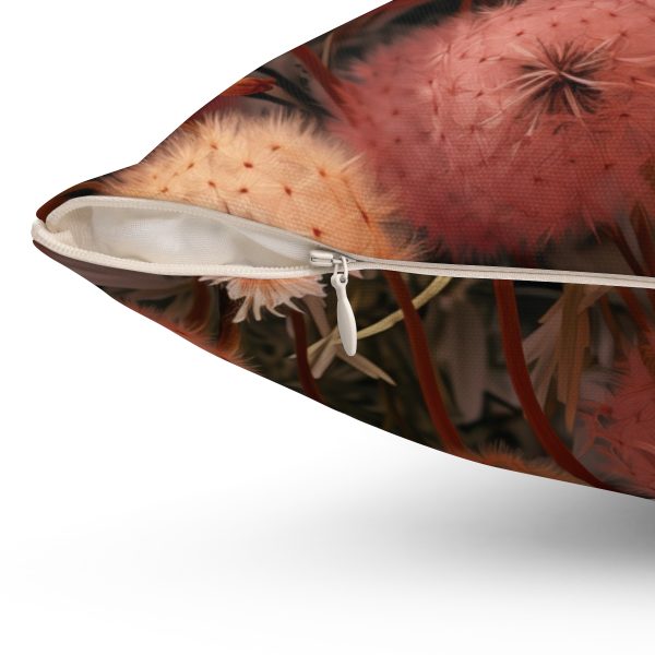 Autumn Dandelion Dream - Spun Polyester Square Pillow - Image 3