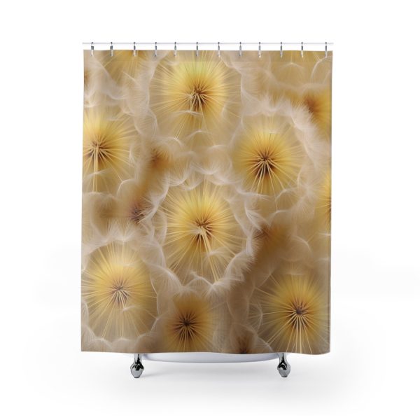 Dandelion Down Motif - Shower Curtain