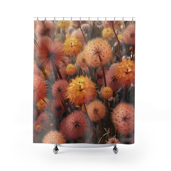 Autumn Dandelion Dream - Shower Curtain