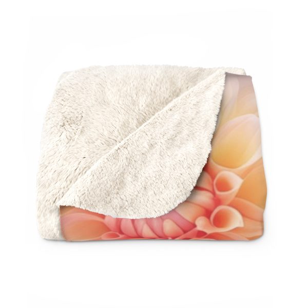 Pastel Fantasy Baroque Floral 02 - Sherpa Fleece Blanket - Image 2