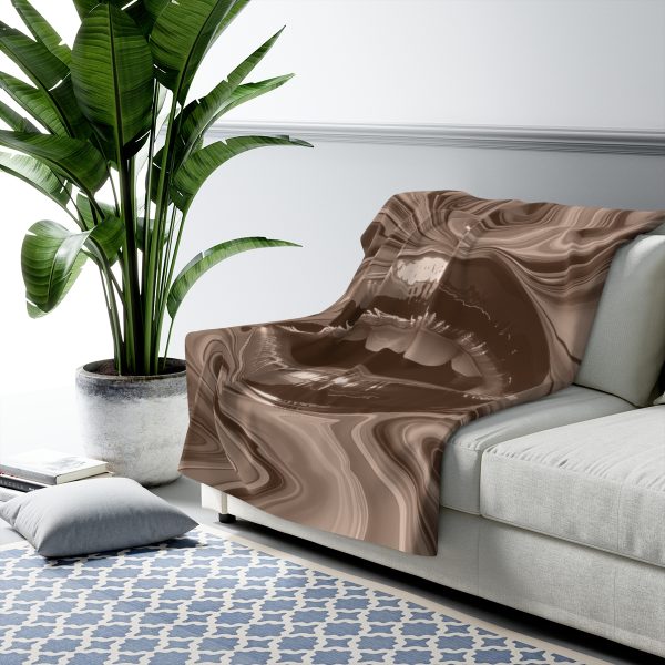 Lipnotic In Almondine - Sherpa Fleece Blanket - Image 7