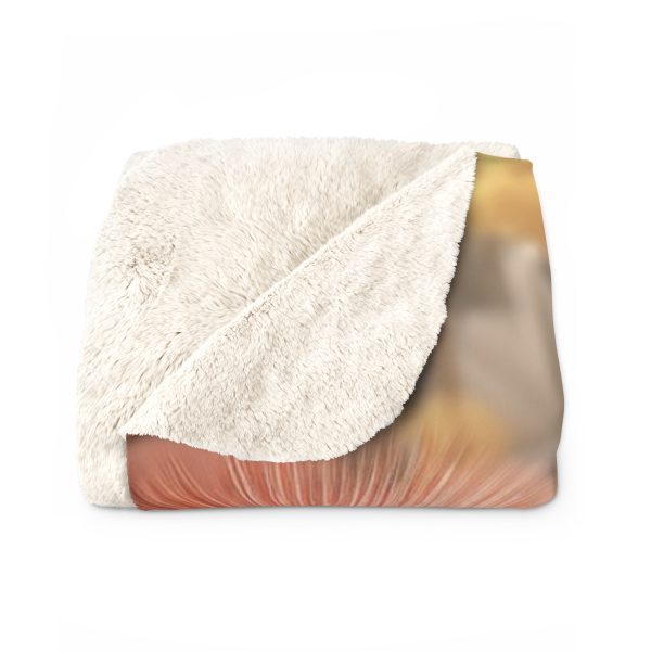 Autumn Dandelion Dream - Sherpa Fleece Blanket - Image 6