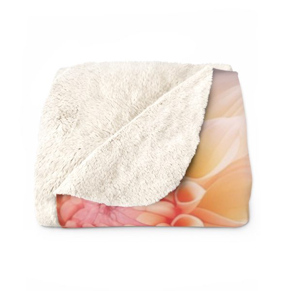 Pastel Fantasy Baroque Floral 02 - Sherpa Fleece Blanket - Image 6