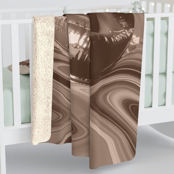 Lipnotic In Almondine - Sherpa Fleece Blanket - Image 4