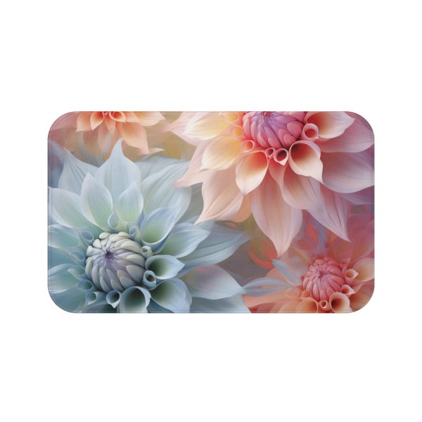 Pastel Fantasy Baroque Floral 02 - Bath Mat