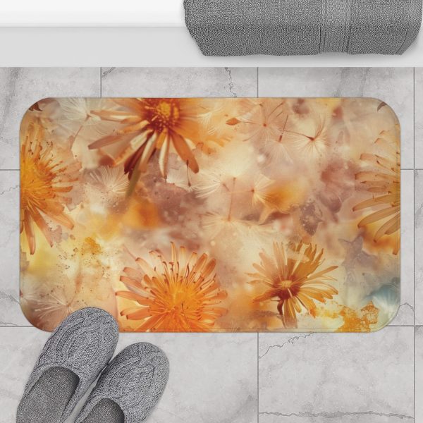 Dandelion Amber Inclusion Print - Bath Mat - Image 4