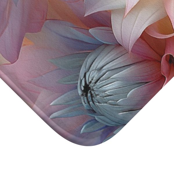 Pastel Fantasy Baroque Floral 01 - Bath Mat - Image 2