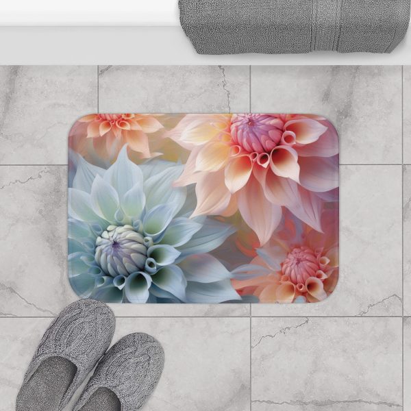 Pastel Fantasy Baroque Floral 02 - Bath Mat - Image 8