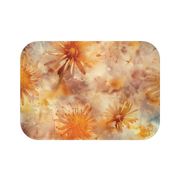 Dandelion Amber Inclusion Print - Bath Mat - Image 5