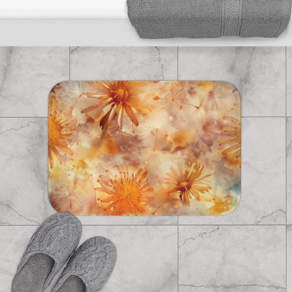 Dandelion Amber Inclusion Print - Bath Mat - Image 8