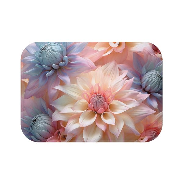 Pastel Fantasy Baroque Floral 01 - Bath Mat - Image 5