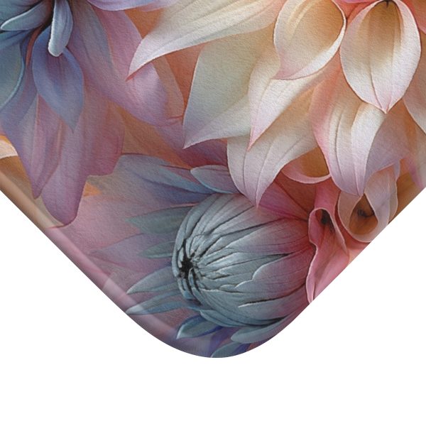 Pastel Fantasy Baroque Floral 01 - Bath Mat - Image 6