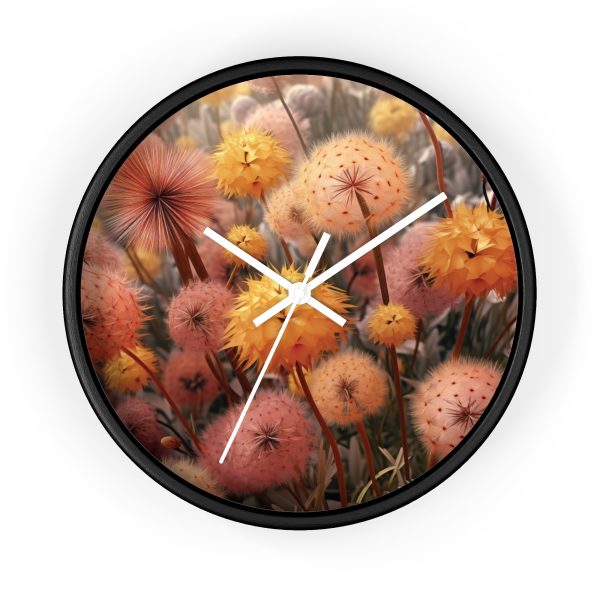 Autumn Dandelion Dream - Wood Frame Wall Clock - Image 7