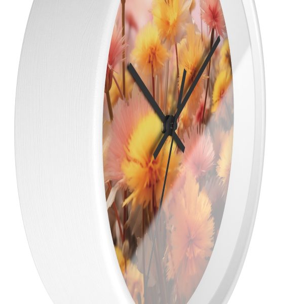 Fuzzy Dandelion Fantasy - Wood Frame Wall Clock - Image 11