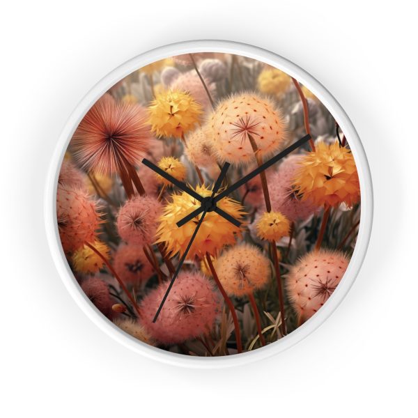 Autumn Dandelion Dream - Wood Frame Wall Clock - Image 10