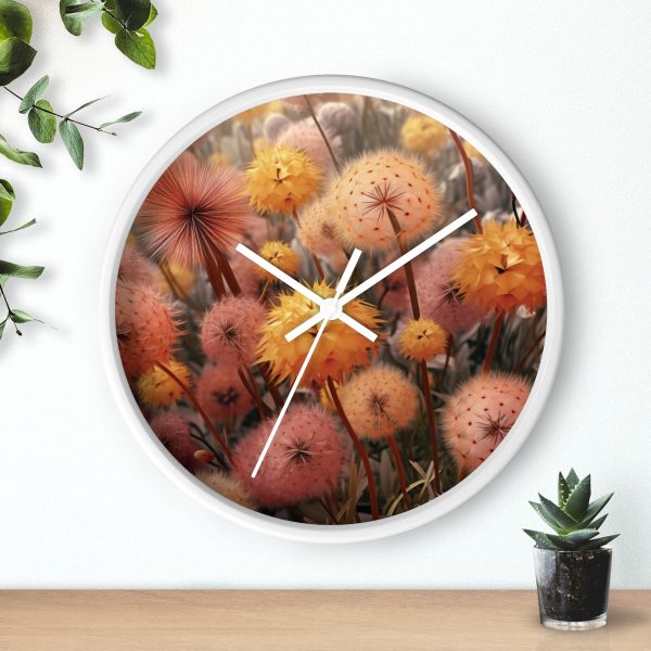 Autumn Dandelion Dream - Wood Frame Wall Clock - Image 15