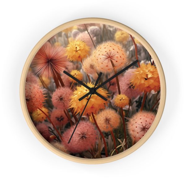 Autumn Dandelion Dream - Wood Frame Wall Clock - Image 16