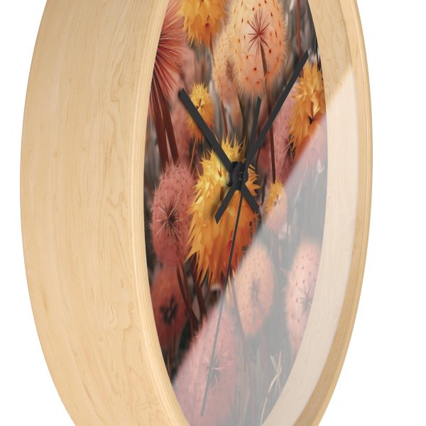 Autumn Dandelion Dream - Wood Frame Wall Clock - Image 17