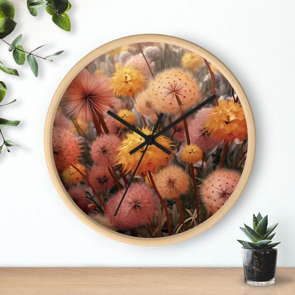 Autumn Dandelion Dream - Wood Frame Wall Clock - Image 18