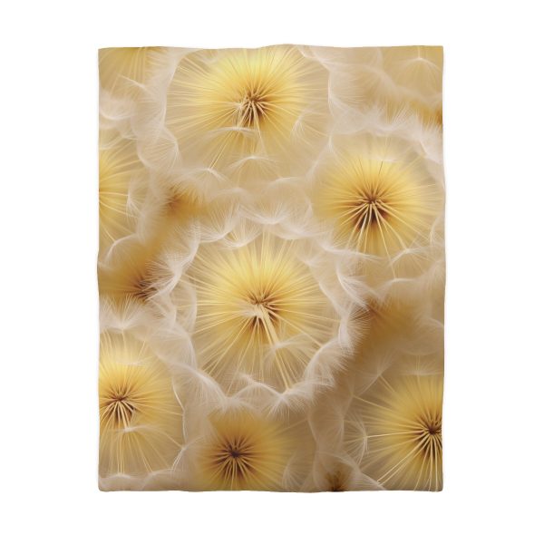 Dandelion Down Motif - Microfiber Duvet Cover - Image 4