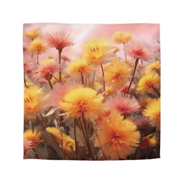 Fuzzy Dandelion Fantasy - Microfiber Duvet Cover - Image 16